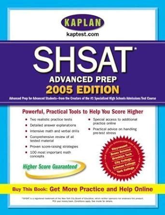 kaplan shsat|SHSAT Prep .